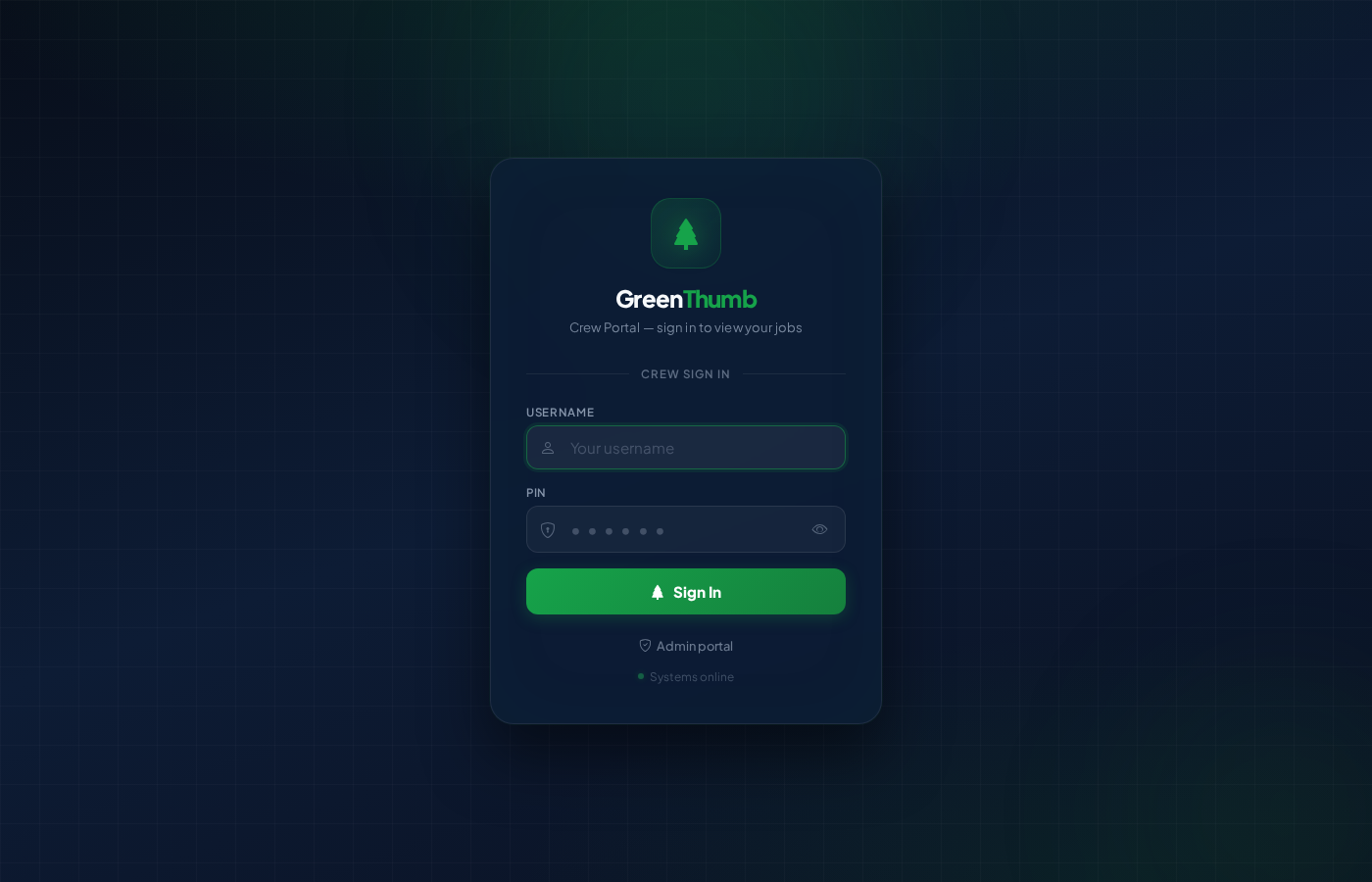 GardenM8 Crew App — mobile job list for gardeners